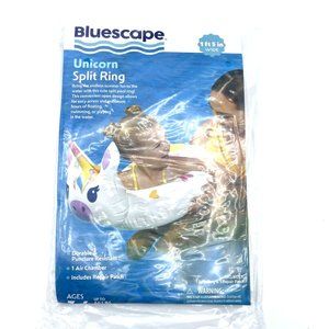 Unicorn Pool Float for Youth by Bluescape- w/ repair patch - Up to  44 LBS- NEW
